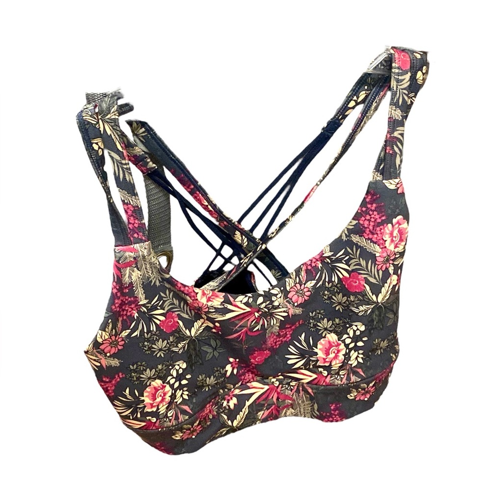Freely Floral Print Women's Sports Bra